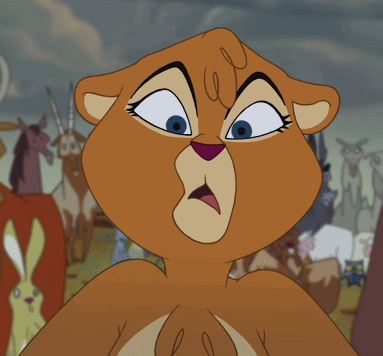 Cartoon Character Making a Face