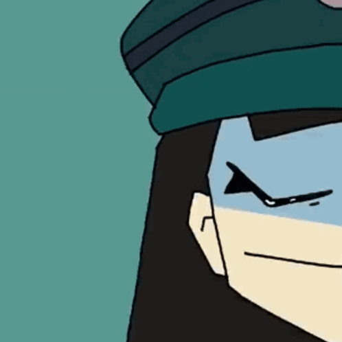 Cartoon Character Making a Face