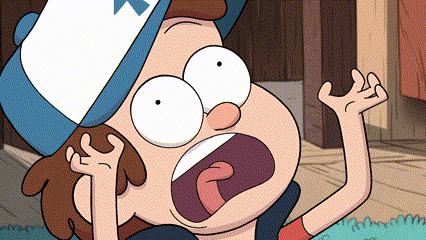 Cartoon Character Making Funny Face