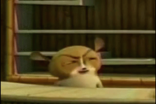 Cartoon Character Making Funny Face