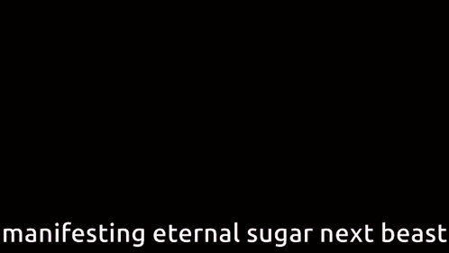 Cartoon Character Manifesting Eternal Sugar Next Beast