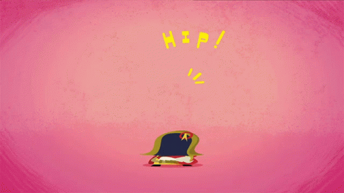 Cartoon Character MSP Pink Background