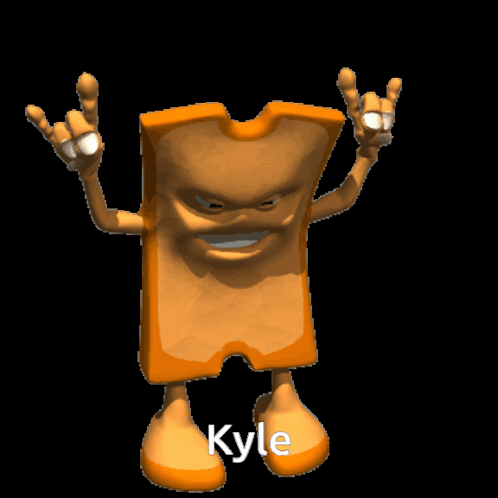 Cartoon Character Named Kyle GIF