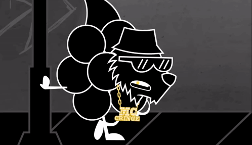 Cartoon Character Necklace Says Mc Cringe
