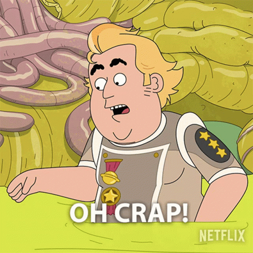 Cartoon Character Oh Crap Netflix