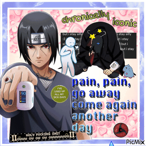 Cartoon Character Pain Pain Go Away GIF