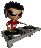 Cartoon Character Playing Records