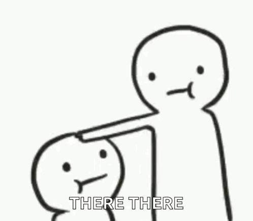 Cartoon Character Pointing at Another