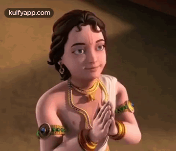 Cartoon Character Praying