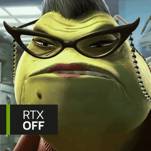 Cartoon Character RTX Off