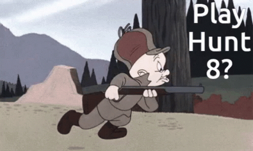 Cartoon Character Running With Rifle Play Hunt 8