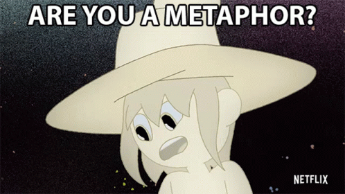 Cartoon Character Saying Are You a Metaphor