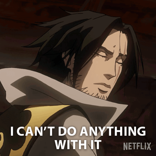 Cartoon Character Saying Can't Do Anything