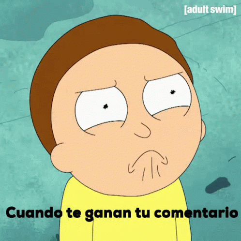 Cartoon Character Saying Cuando Te Ganan Tu Commentario