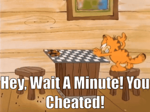 Cartoon Character Saying Delete That Now