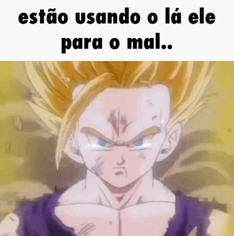 Cartoon Character Saying Estão Usando o Lá Ele Para o Mal