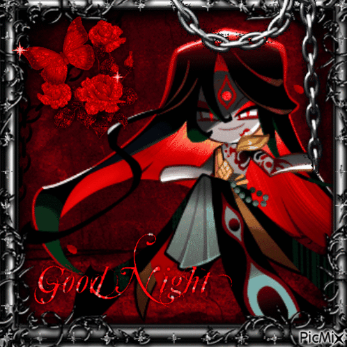 Cartoon Character Saying Good Night