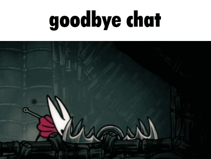 Cartoon Character Saying Goodbye Chat