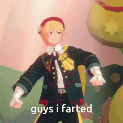 Cartoon Character Saying Guys I Farted GIF