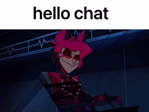 Cartoon Character Saying Hello Chat GIF