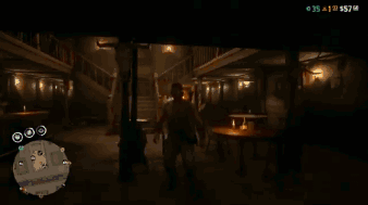 Cartoon Character Saying Hello In Front Of Wall GIF