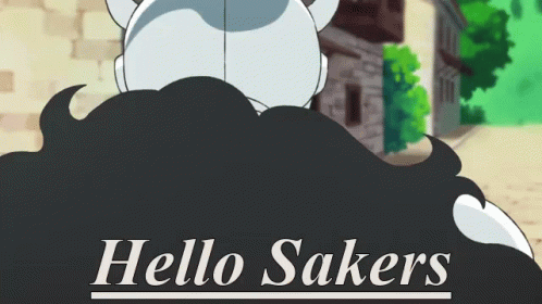 Cartoon Character Saying Hello Sakes