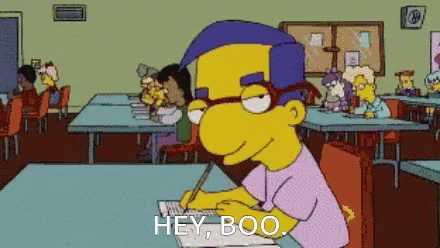 Cartoon Character Saying Hey Boo