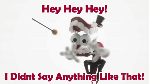 Cartoon Character Saying Hey Hey Hey
