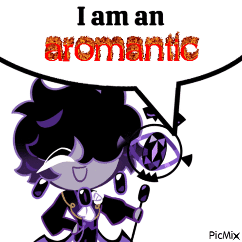 Cartoon Character Saying I Am Aromatic GIF