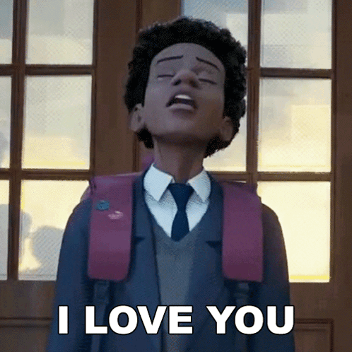 Cartoon Character Saying I Love You GIF
