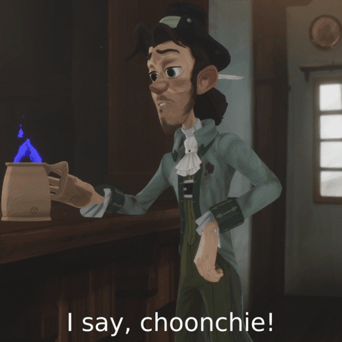 Cartoon Character Saying I Say Choonchie