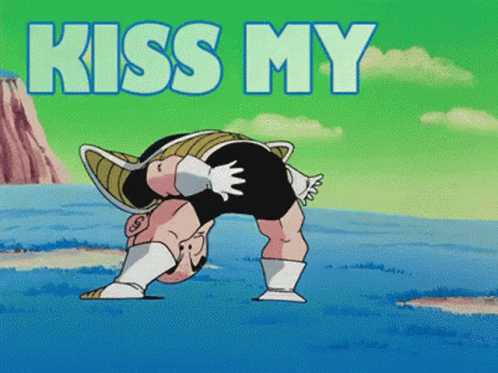 Cartoon Character Saying Kiss My