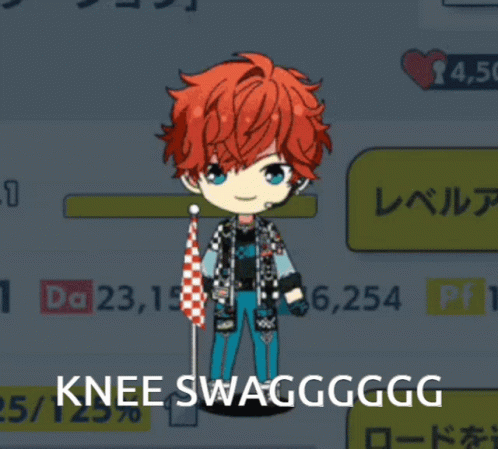 Cartoon Character Saying Knee Swagggggg GIF