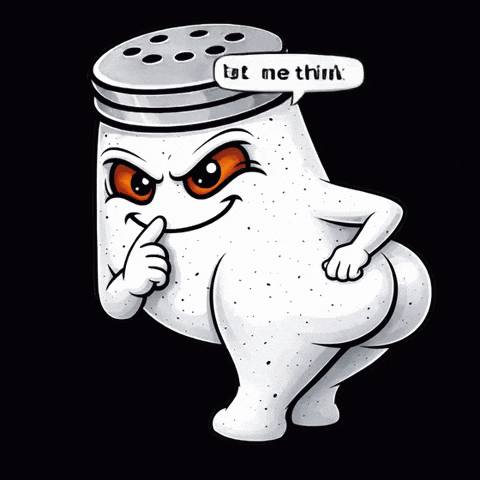 Cartoon Character Saying Let Me Think GIF