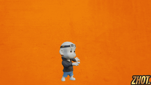 Cartoon Character Saying Let's Go