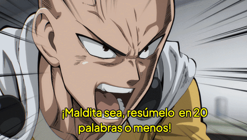 Cartoon Character Saying Maldita Sea Resumelo En 20 Palabras O Menos GIF