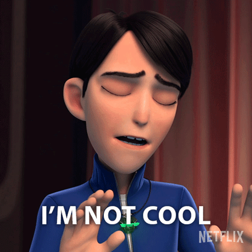 Cartoon Character Saying Not Cool