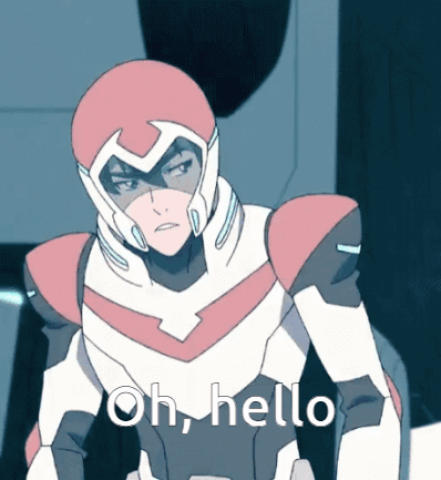 Cartoon Character Saying Oh Hello With Helmet GIF
