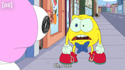 Cartoon Character Saying Oh I See