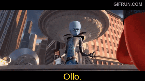 Cartoon Character Saying Ollo
