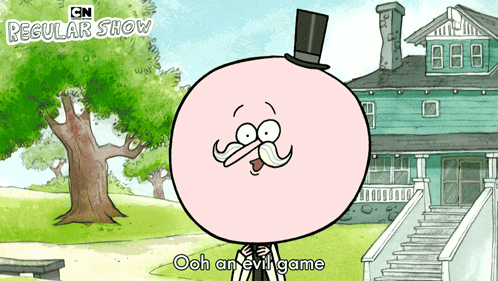 Cartoon Character Saying Ooh Evil Game GIF