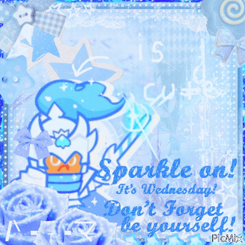 Cartoon Character Saying Sparkle It's Wednesday GIF