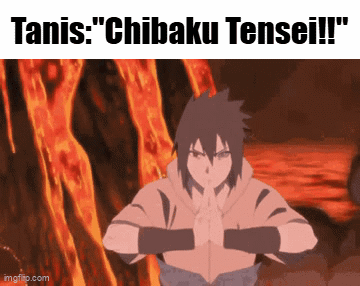 Cartoon Character Saying Tanis Chibaku Tensei GIF
