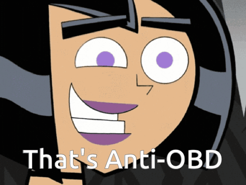 Cartoon Character Saying That's Anti-OBD GIF