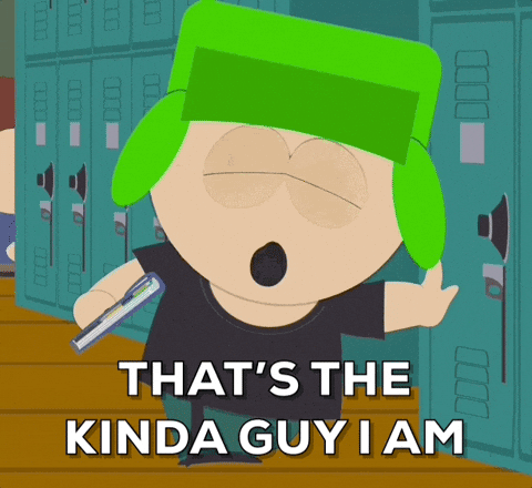 Cartoon Character Saying Thats The Kind Of Guy I Am GIF