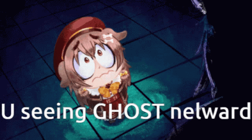 Cartoon Character Saying U Seeing Ghost Netward