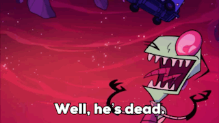 Cartoon Character Saying Well He's Dead GIF