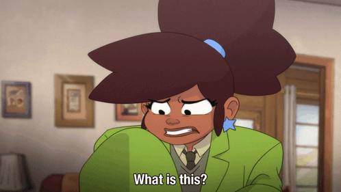 Cartoon Character Saying What Is This GIF