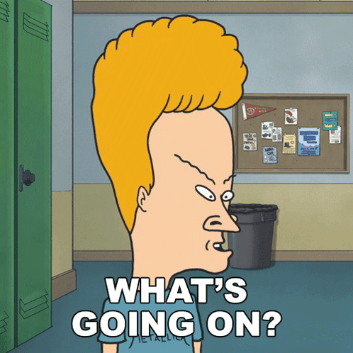 Cartoon Character Saying What's Going On