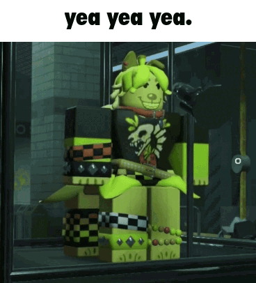 Cartoon Character Saying Yea Yea Yea